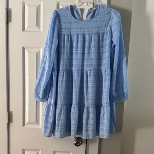 Storia Sky Blue Textured Women’s Dress